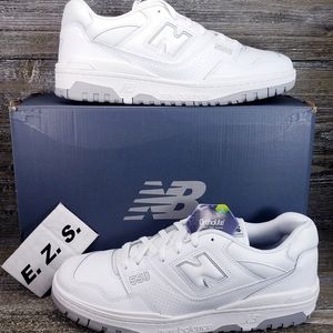 New Balance 550 White Gray New In Box BB550PB1 Size 13 Men